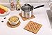 Bamboo Trivet, NC Home Kitchen Bamboo Hot Pads Trivet, Heat Resistant Pads Teapot Trivet, Square and Round (Multi-Size, Pack of 4)