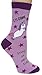 I'M DONE Being an Adult Today Anydaze Women's Crew Socks, Combed Cotton & SmoothToe,Purple,One Size