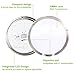 hykolity 18 Inch LED Ceiling Light, 30W [240W Equivalent] 2200lm 4000K BN Finish Dimmable Saturn Flush Mount Ceiling Light, ETL Listed for Kitchen, Bedroom, Restroom, Walk in Closet