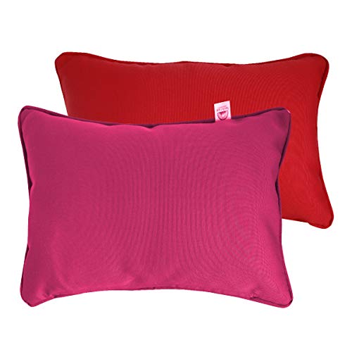 Vanteriam 2 Pack Decorative Outdoor Solid Waterproof Lumbar Throw