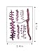 A-Lighting 20 Sheets Small Halloween Temporary Tattoos Stickers for Women and Men with Fake Wound Blood Injury Vampire Zombie Stickers Decorations for Party Costume Makeup