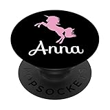 Pink Unicorn Gift Anna Unicorn PopSockets Swappable