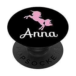 Pink Unicorn Gift Anna Unicorn PopSockets Swappable