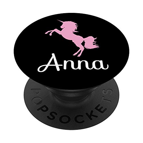 Pink Unicorn Gift Anna Unicorn PopSockets Swappable