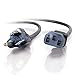C2G/Cables to Go 29926 16 AWG Universal Power Cord (4 Feet, Black)