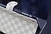 Luxury Grid Design PU Leather Case Cover Stand for Apple iPad Mini 7.9 inch Tablet White