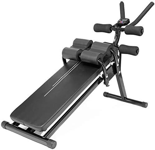 腹筋マシーン ダイエット器具 筋トレ ダイエット 腰痛改善 くびれ アブクラッシャー トレーニング 省スペース 折り畳み