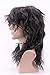 COSPLAZA 80s Heavy Metal Rocker Cosplay Wig Adult Long Curly Wavy Male Rocking Dude Hair
