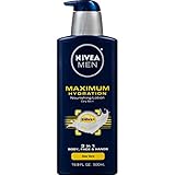 NIVEA Men Maximum Hydration 3 in 1 Nourishing Lotion 16.9 Fluid Ounce