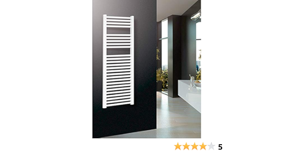 Radiador toallero ZETA T blanco 800 x 600 mm : Amazon.es ...