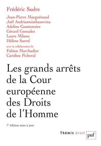 Les  grands arrêts de la Cour européenne des droits de l'homme