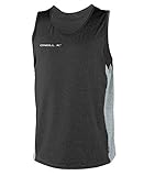O'Neill  Men's Hybrid UPF 50+ Sun Tank ,Black/Grey ,XX-Large