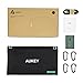AUKEY 28W Solar Charger with Foldable Design & SunPower High Efficiency Solar Panels for iPhone, iPad, Samsung and More