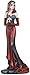 StealStreet SS-G-91826 Sugar Skull Women in Red Dress Figurine Holding Skull, 10.25