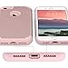 ULAK iPhone 7 Case for Girls, Slim Fit TPU Plastic & Hard PC Protection Hybrid Dual Layer Anti-Scratch Shock Absorbing Cover for Apple iPhone 7 4.7 inch, Rose Gold