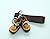 Miniature Handmade Genuine Leather Boots or Shoes Key Chain Key Ring Key holder
