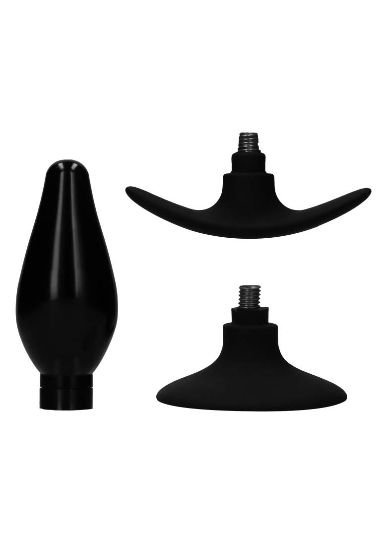 Ouch! by Shots - Replaceable Round Buttplug Set - Medium