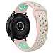 KADES for Samsung Galaxy Watch 3 41mm Band, Galaxy Active 2 Watch Band, 20mm Soft Silicone Sport Replacement Strap with Quick Release Pin for Galaxy Watch Active 40mm 44mm (Pink)