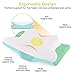 Misiki Memory Foam Piilow Orthopedic Pillow, Contour Pillows for Neck Pain, Cervical Support Pillow for Sleeping, Ergonomic Pillow for Side Sleepers, Back and Stomach Sleep