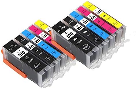 2 x Sets of 5 Compatible Ink Cartridges to replace Canon 570-571 series Ink Cartridges.