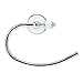 MODONA Towel Ring - White Porcelain & Polished Chrome - Arora Series - 5 Year Warrantee