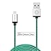 Lightning Cable, [Apple MFi Certified] KINGCOO 3ft/1M Nylon Braided 8 pin Lightning to USB Sync Cable Charging Cord for iPhone 6S / 6S Plus/ 6 / 6 Plus, iPad Pro Air 2 and More (3FT-Green)