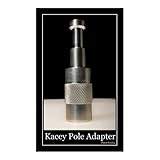 Kacey Enterprises Kacey Pole Adapter, 5/8 Baby Pin on Top / Standard Extension Pole Threads on Bottom