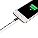 Flebi 3 Feet Lightning to USB Cable Nylon Braided Charging Cord Charger for iPhone/iPad/iPod - 5 Piece