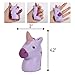Unicorn Squishy, Strawberry Cake Slice, Lemon 3 Pack | Jumbo Squishies Slow Rising Package | Stress Relief Toys | Gifts For Kids & Adults