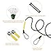 Gonex Static Climbing Rope, 8mm Safety High Strength Tree Climbing Rappelling Rope Indoor Gym Outdoor Hiking Magnet Fishing Fire Escape Rope 96ft Army Green