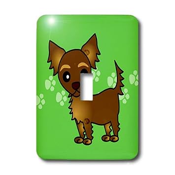 3drose Lsp 28472 1 Cute Chocolate Brown Longhaired Chihuahua Green