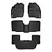 MAXLINER Custom Fit Floor Mats 3 Row Liner Set Compatible with 2017-2019 Ford Explorer