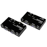 StarTech.com VGA Video Extender over Cat 5 with Audio - Up to 500ft (150m) - VGA over Cat5 Extender - 1 Local and 1 Remote (ST122UTPA)