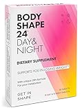 BODYSHAPE 24 Day & Night - 24H weight loss pills - Vegan metabolism booster for fast weight loss and fat loss - Weight loss for women by GET IN SHAPE
