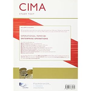 CIMA - E1: Enterprise Operations: Study Text