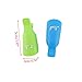 Yueton Pack of 20 Reusable Nail Art Soak Off Cap Clip UV Gel Polish Remover Wrap Tool (Green+Blue)