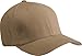 Blank Flexfit V-Flexfit Twill Fitted Hat Cap Flex Fit 5001 S/M- Khaki