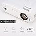 Video Projector, Crenova XPE680 720P HD Projector, Home Theater Multimedia Video Office Projector HD 1080P 5.8