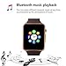 Smartwatch, Bluetooth Smart Watch Phone with Camera Pedometer SIM Card Slot for Android Samsung Sony Huawei and iOS iPhone (Partial Functions) Men Women Kids (Gold)