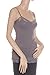 Active Basic Women's Sexy Camisole Cami with Lace and Adjustable Straps,Small,Charcol