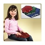 Weighted Gel Lap Pad - 5 Pounds Hexagon Shaped Green Color