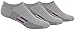 adidas Women's Superlite Stripe 3-Pack NO Show, Heather Light Grey/Onix Grey/Bliss Orchid, Medium