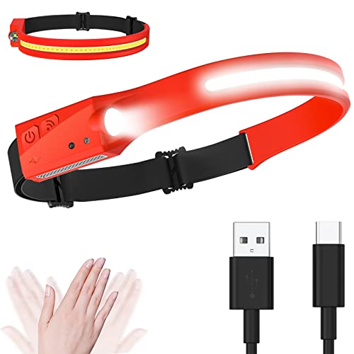 CATO Lightweight Headlamp Flashlight, USB Rechargeable Outdoor Headlamp, Su