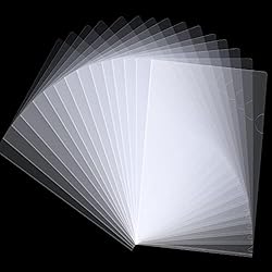 100 Pcs Clear Document Folder Project Pocket for US