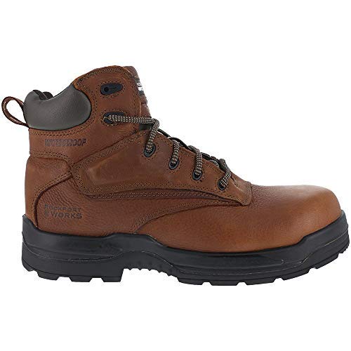 Rockport Works Women's More Energy Comp Toe 6" Work Boot Deer Tan - 8.5 Medium - Image 3