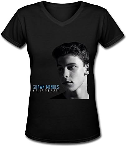 Shawn Mendes Tour 2016 Life Of The Party Women's V Neck Tee Shirt