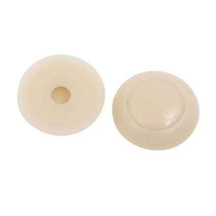 SLB Works 40pcs Universal 5mm Hole Screw Covers Caps Clips for Car Home Furniture Decor