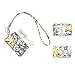 ID Badge Holder, Lanyard with ID Holder, Floral ID Card Holder with Lanyard, Lanyards for ID Badges (Gray)