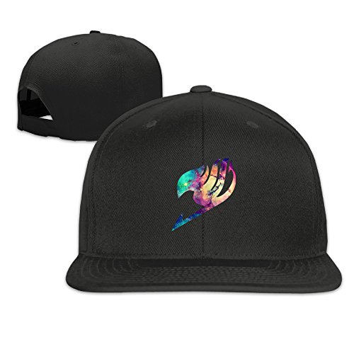 Kualday Fairy Tail Anime Cosplay Plain Adjustable Snapback Hats Caps