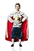 Kids Boys Noble King Halloween Costume Royal Prince Dress Up & Role Play (3-6 years, white, red, golden, royal blue)